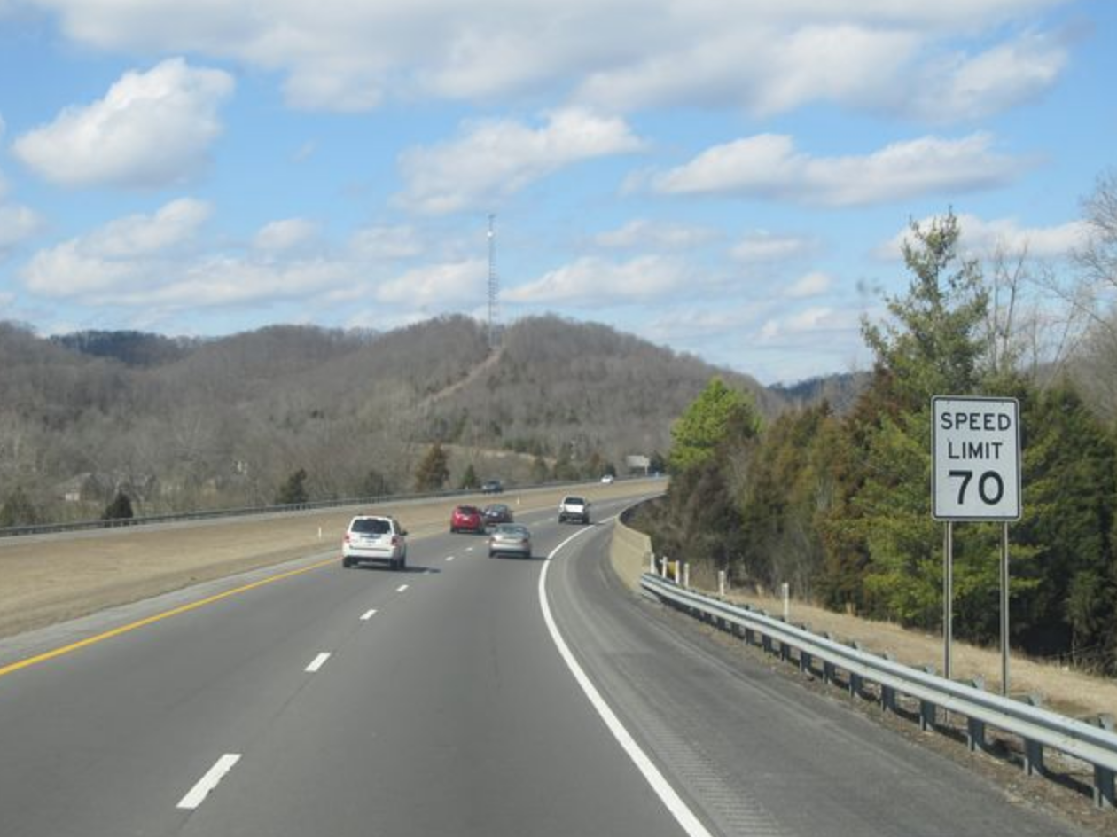 Speed limit in Tennessee